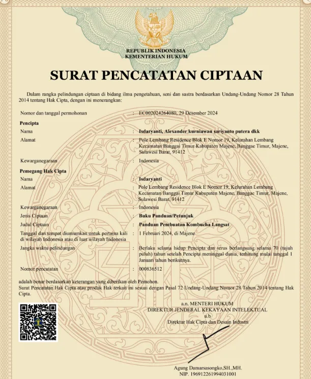 Panduan Pembuatan Kombucha Langsat