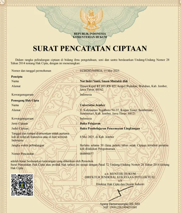 Buku Pembelajaran Pencemaran Lingkungan