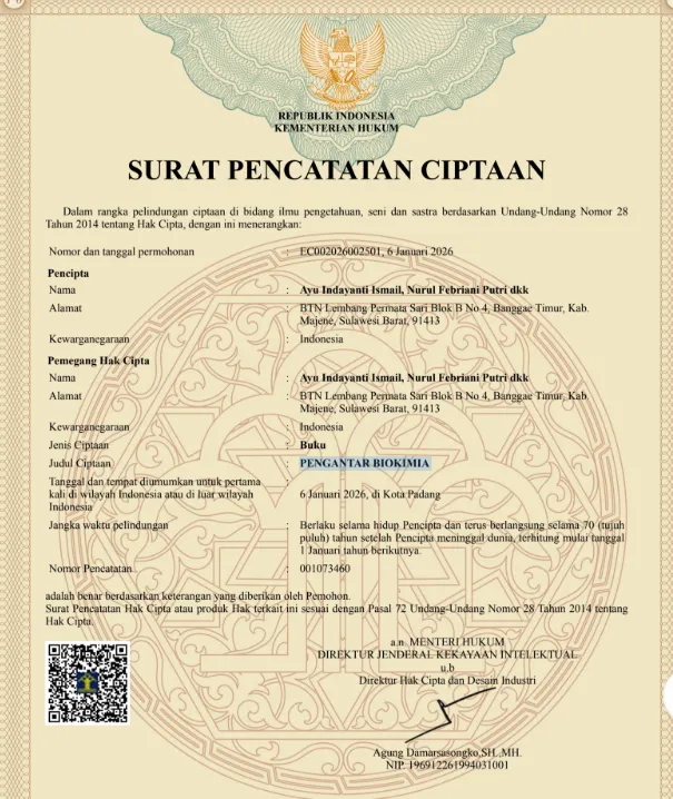 PENGANTAR BIOKIMIA
