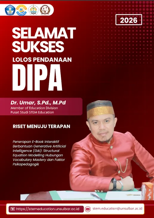 Penerapan E-Book Interaktif Berbantuan Generative Artificial Intelligence (GAI): Structural Equation Modelling Hubungan Vocabulary Mastery dan Faktor Psikopedagogik